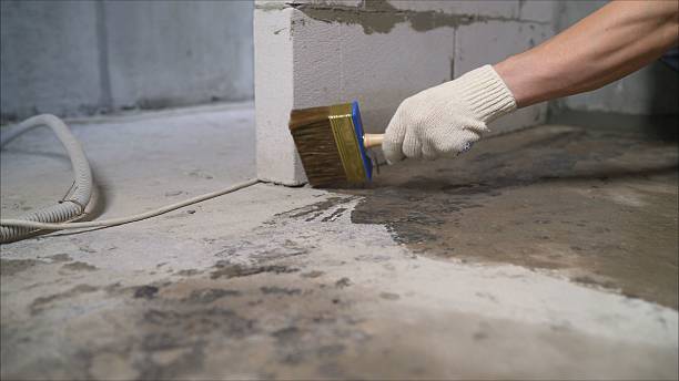 Crawl space vapor barrier installation in Huron, IN